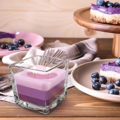3 Layer Scented Candle - Blueberry Dessert