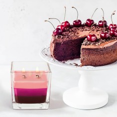 3 Layer Scented Candle - Chocolate - Cherry