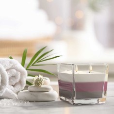 3 Layer Scented Candle - Spa Garden