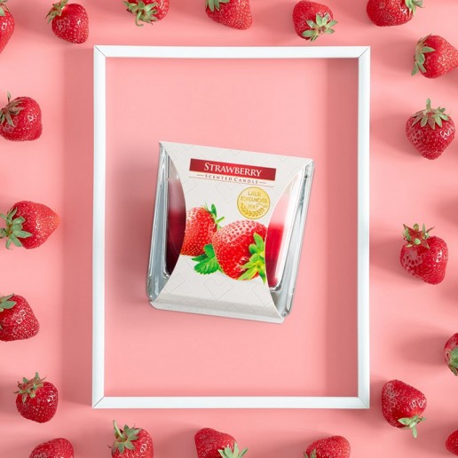 3 Layer Scented Candle - Strawberry