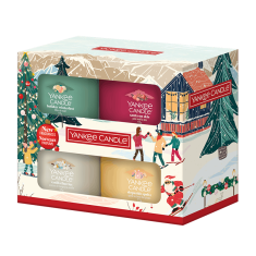 4 Mini Filled Votive Gift Set