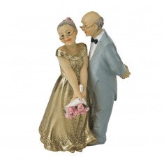 50th Wedding Anniversary Cake Topper