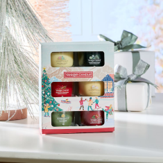 6 Mini Filled Votive Gift Set lifestyle