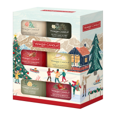 6 Mini Filled Votive Gift Set new