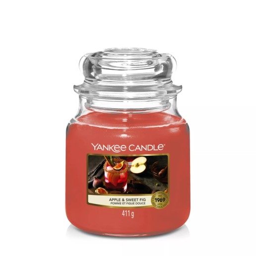 Apple & Sweet Fig - Yankee Candle Medium Jar