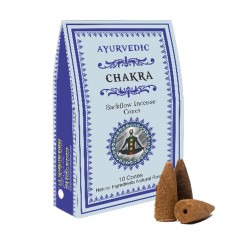 Ayurvedic Backflow Incense Cones - Chakra