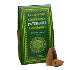 Ayurvedic Backflow Incense Cones - Patchouli