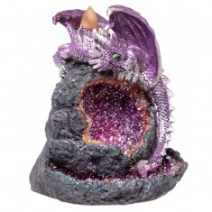 Baby Dragon & Crystal Cave LED Backflow Incense Cone Burner angle