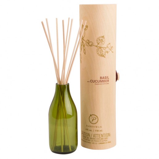 Basil and Cucumber - Eco Green Paddywax Reed Diffuser