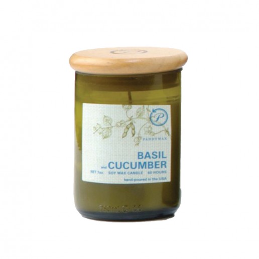 Basil & Cucumber - Eco Green Paddywax Candle