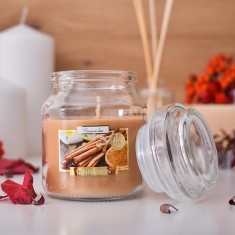 Bispol Small Candles in Jars - Cinnamon