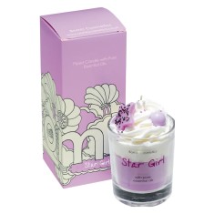 Bomb Cosmetics Star Girl Piped Glass Candle
