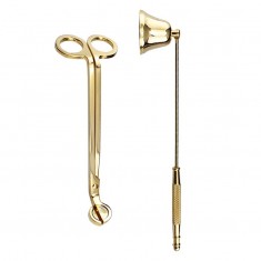 Candle Snuffer and  Wick Trimmer - Gold