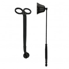 Candle Snuffer and  Wick Trimmer - Gunmetal Black