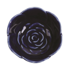 Ceramic Flower Wax Melter Blue new