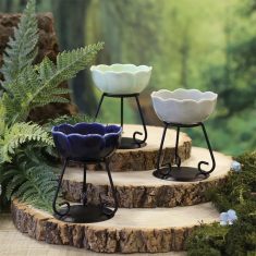 Ceramic Flower Wax Melter lifestyle