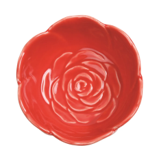 Ceramic Flower Wax Melter Red new