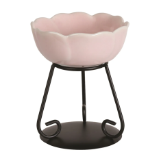 Ceramic Flower Wax Warmer Pink