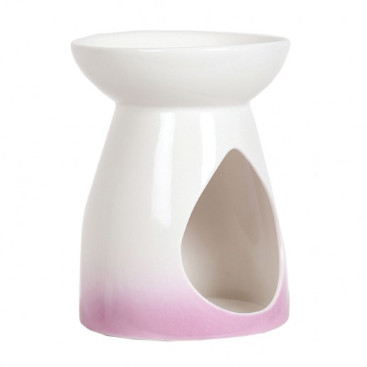 Ceramic Wax Melt Oil Burner - Pink Teardrop