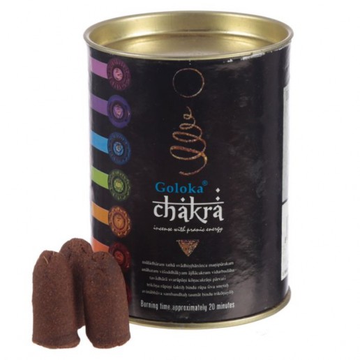 Chakra - Goloka Backflow Incense Cones