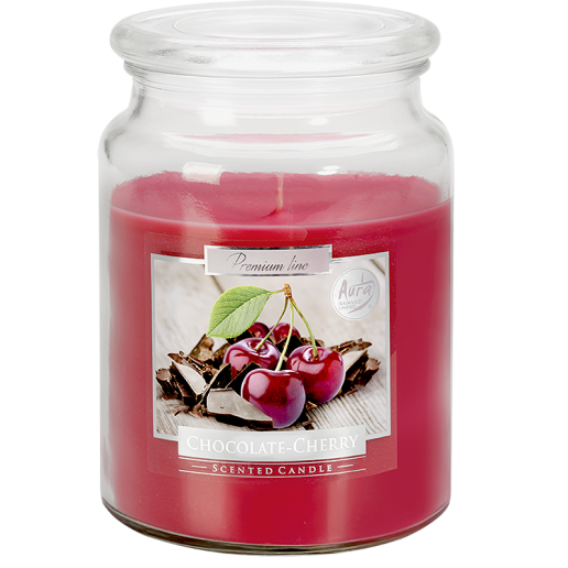 Chocolate - Cherry - Scented Candle Lare Jar