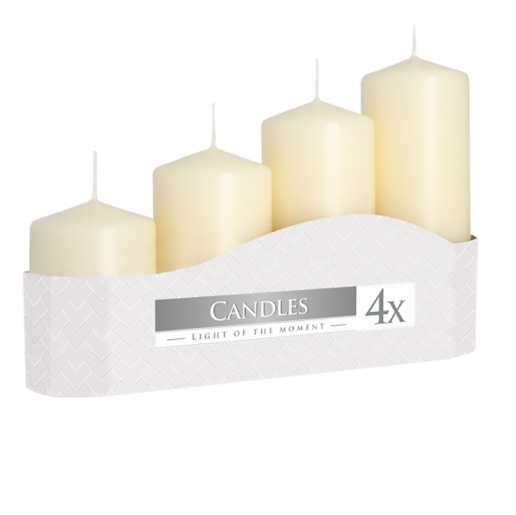 Church Candle Set - Ivory