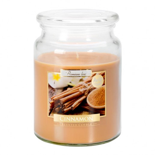 Cinnamon - Scented Candle Large Jar Best Smelling Cheap