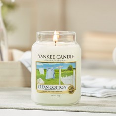 Clean Cotton - Yankee Candle Large Jar