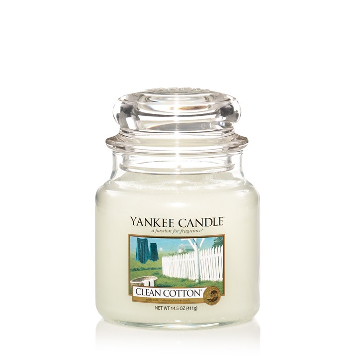 Clean Cotton - Yankee Candle Medium Jar