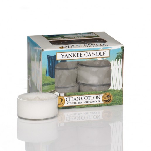 Clean Cotton - Yankee Candle Tea Lights