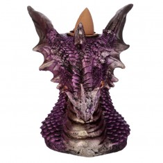 Dragon's Head Backflow Incense Cone Burner Pink front