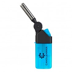 Electronic Windproof Blow Torch Lighter - Light Blue