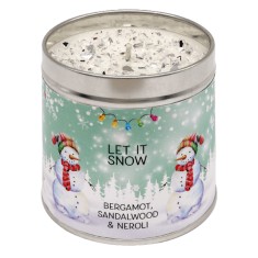 Festive Candle – Let It Snow