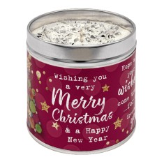 Festive Candle – Merry Christmas