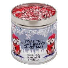 Festive Candle – T’was The Night Before Christmas.