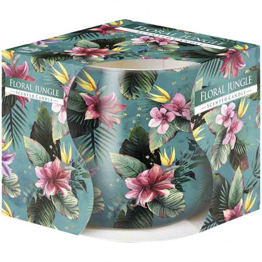 Floral Jungle - Scented Candle in Glass