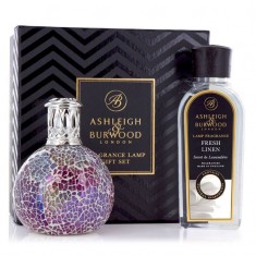 Fragrance Lamp Gift Set - Pearlescense & Fresh Linen Ashleigh & Burwood