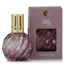 Fragrance Lamp Large - Spiral Glass Mauve with box