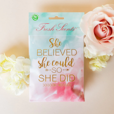 Fresh Scents Scented Sachets - She Believed