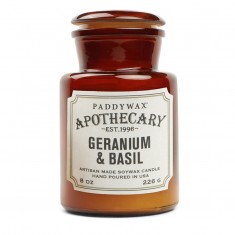 Geranium & Basil - Apothecary Jar Candle Paddywax
