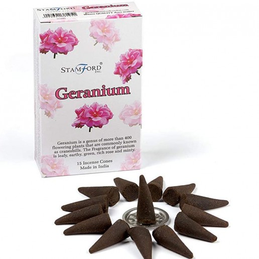 Geranium  - Stamford Incense Cones....