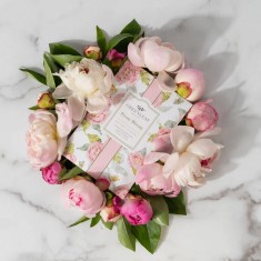 Green Leaf Scented Sachets Peony Bloom