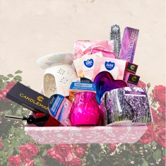 Hamper Pink Theme with background
