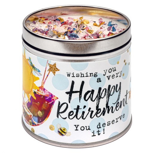 Sentimental Candles - Happy Retirement