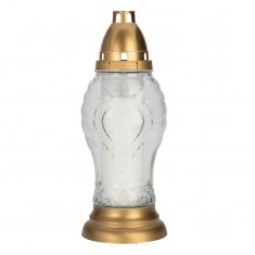Hart Tall Grave Lantern Clear