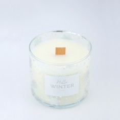 Hello Winter - Scented Candle in Glass angle