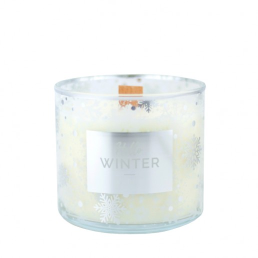 Hello Winter - Scented Candle in Glass front