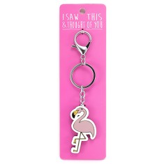 I Saw that Keyring and Thought of You - Flamingo