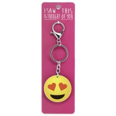 I Saw that Keyring and Thought of You - Heart Eyes Emoji