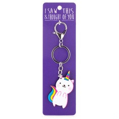 I Saw that Keyring and Thought of You - Puppy Unicorn